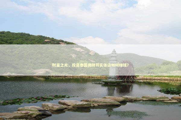 财富之光，投资泰国佛牌开实体店如何赚钱？