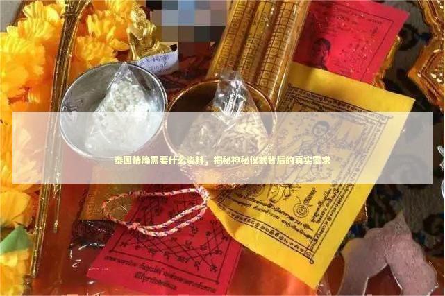 泰国情降需要什么资料，揭秘神秘仪式背后的真实需求