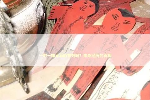一对一辅导真的有效吗？亲身经历的真相